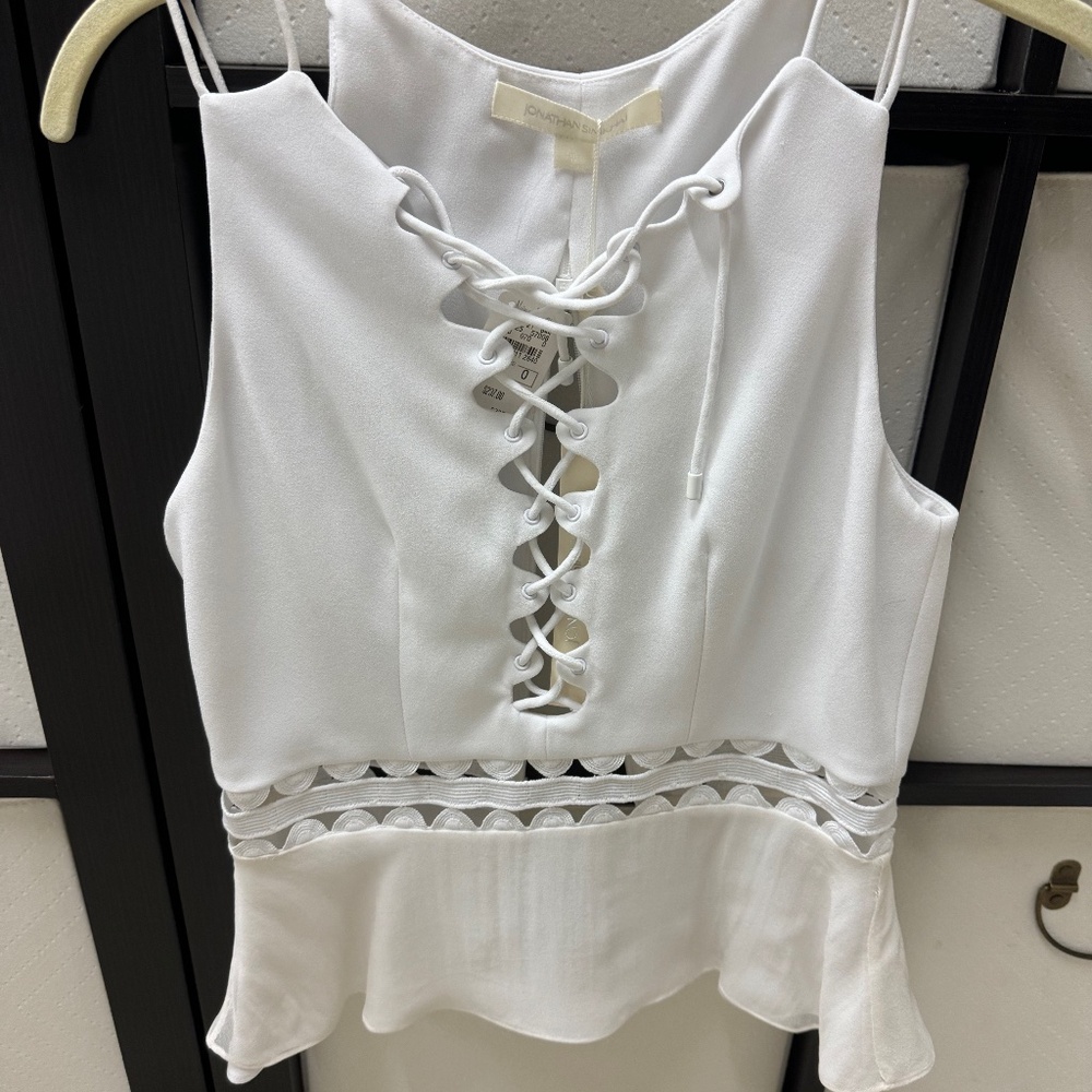 JONATHAN SIMKHAI WHITE TOP